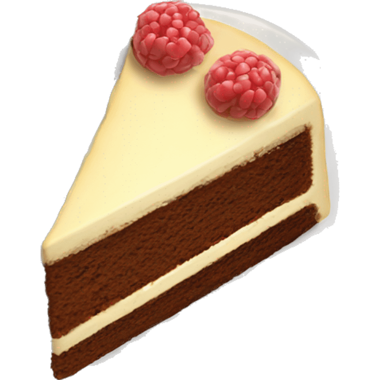 slice of cake top view emoji