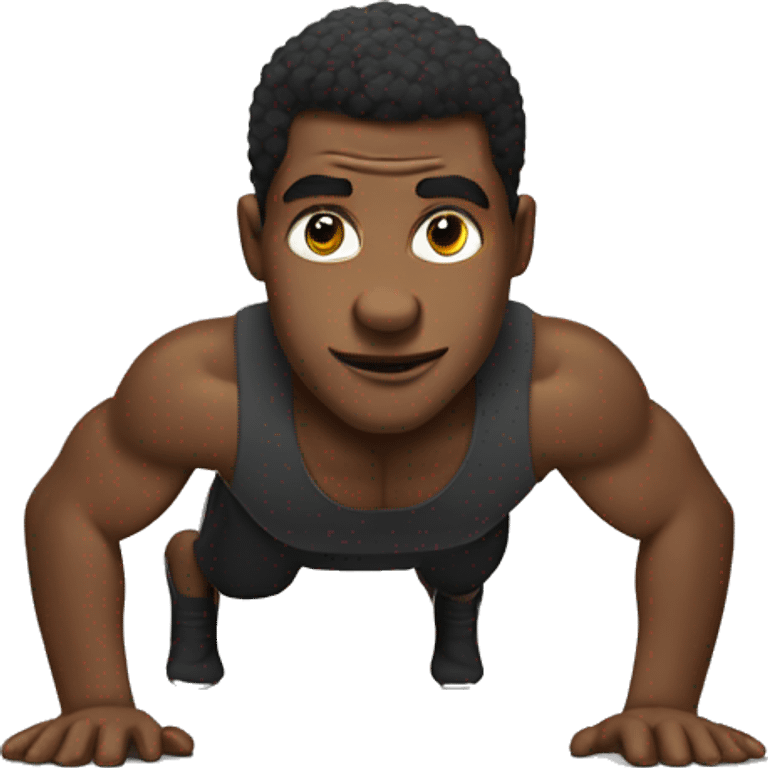 Tanos making push-ups emoji