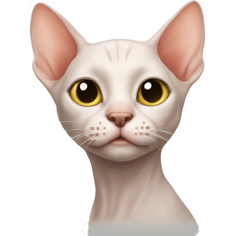 Hairless cat emoji