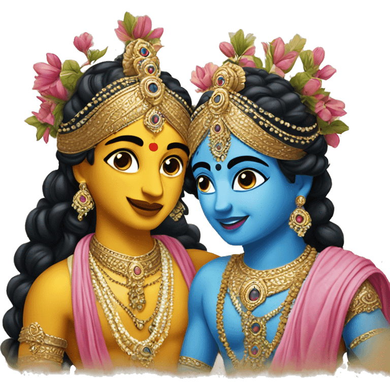 Radha Krishna  emoji