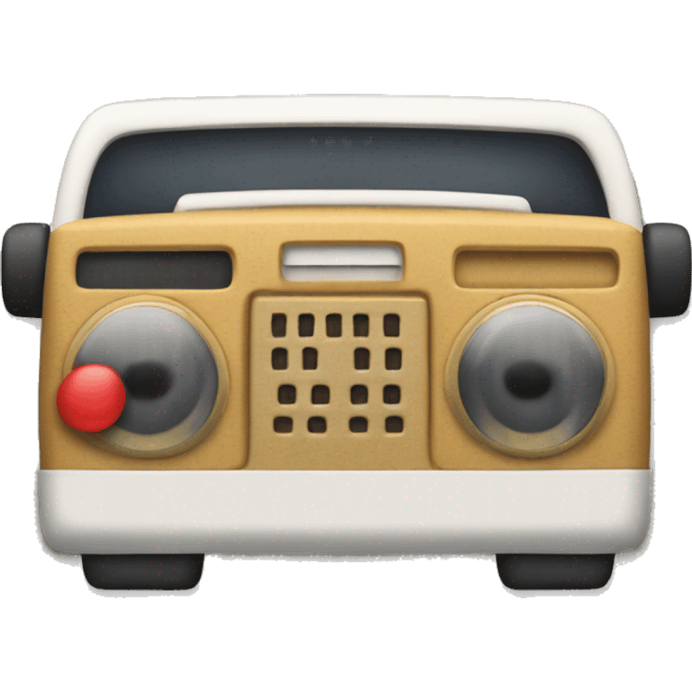 radio in a car emoji