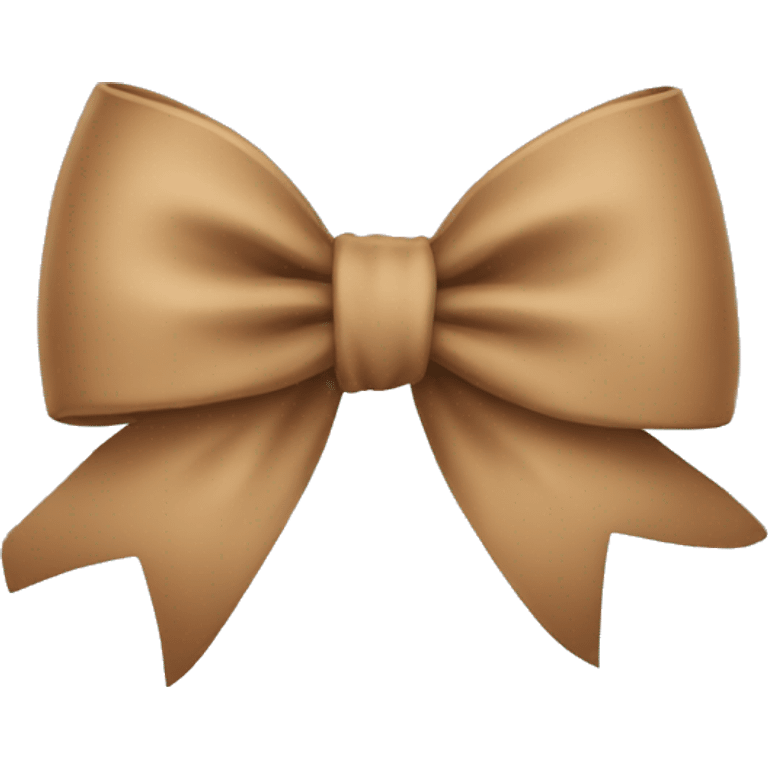 Light Brown bow  emoji