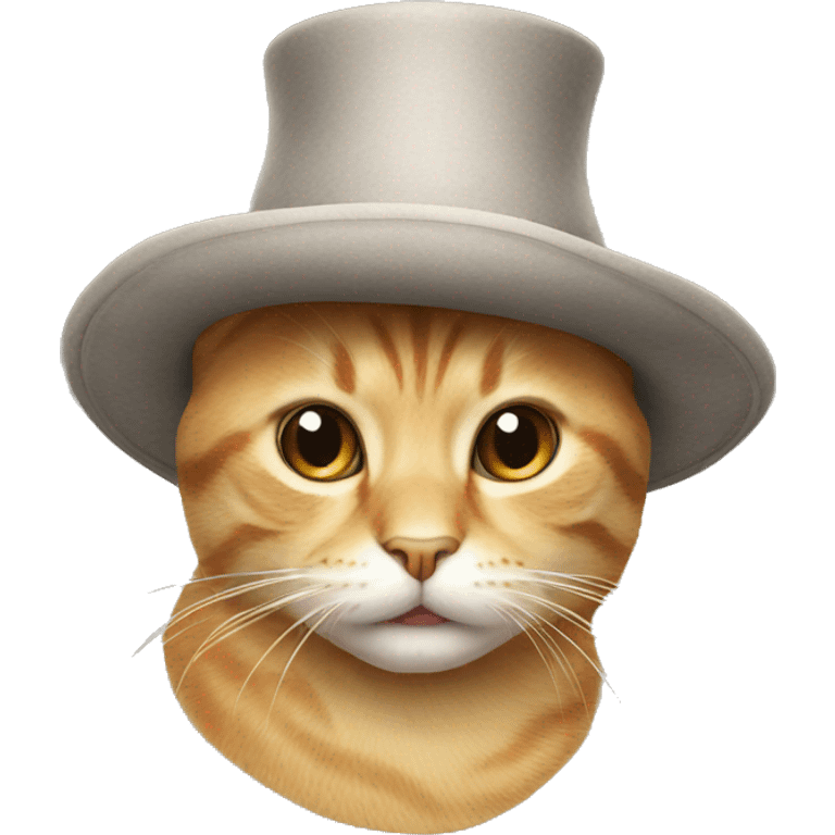 Cat with hat emoji