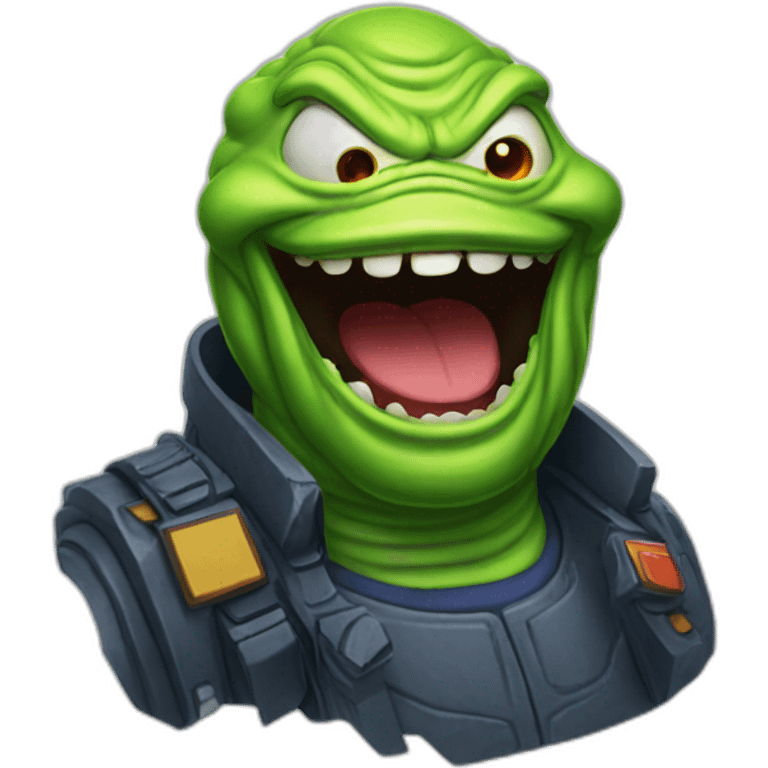 Slimer from ghosts busters  emoji