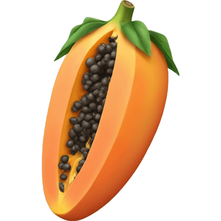 papaya fruit emoji