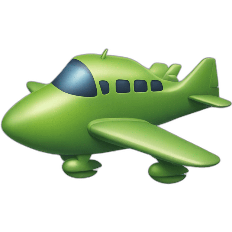 half frog half airplane emoji