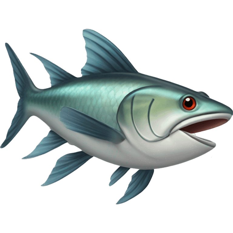 The Exocoetidae flying fish/ flying cod emoji