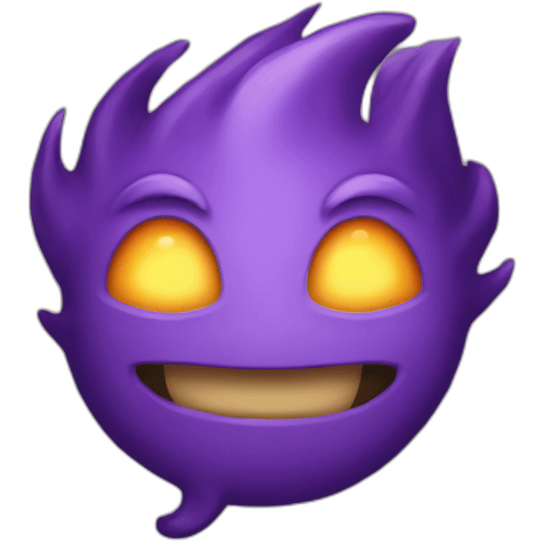 Purple flamme emoji