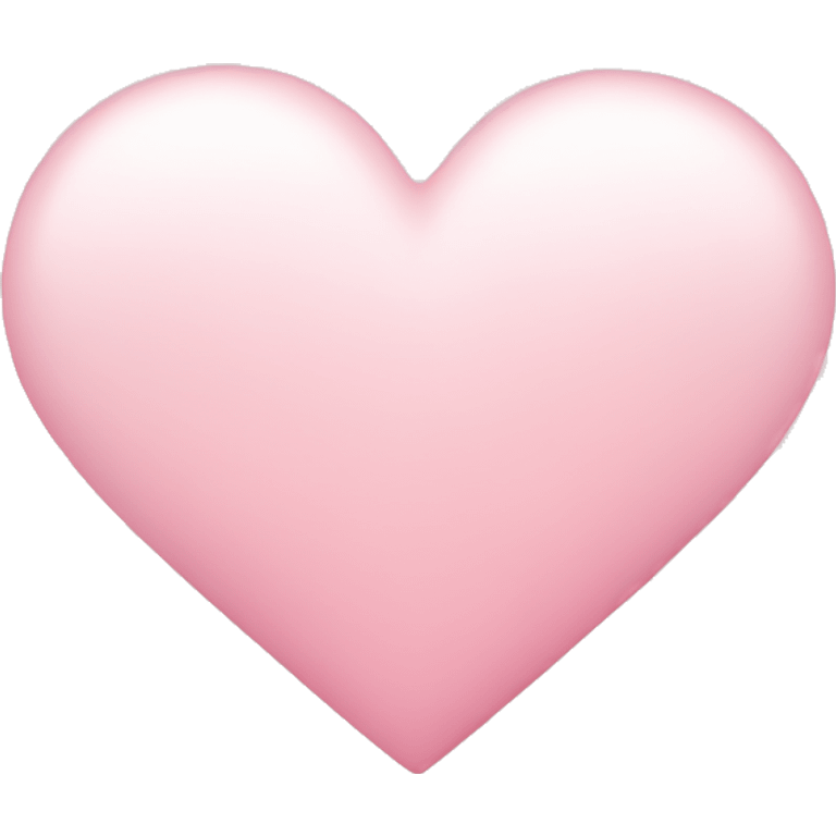 light pink heart + cloud emoji