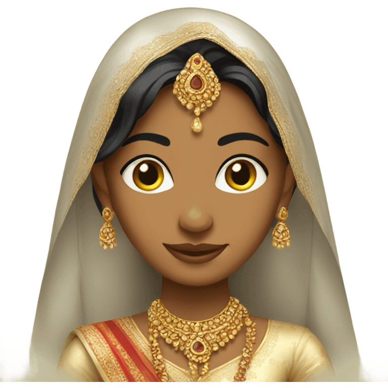 Indian bride girl emoji