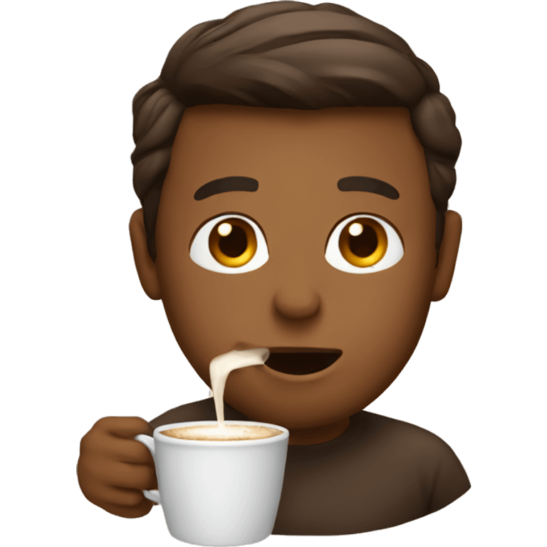 Drinking coffee  emoji