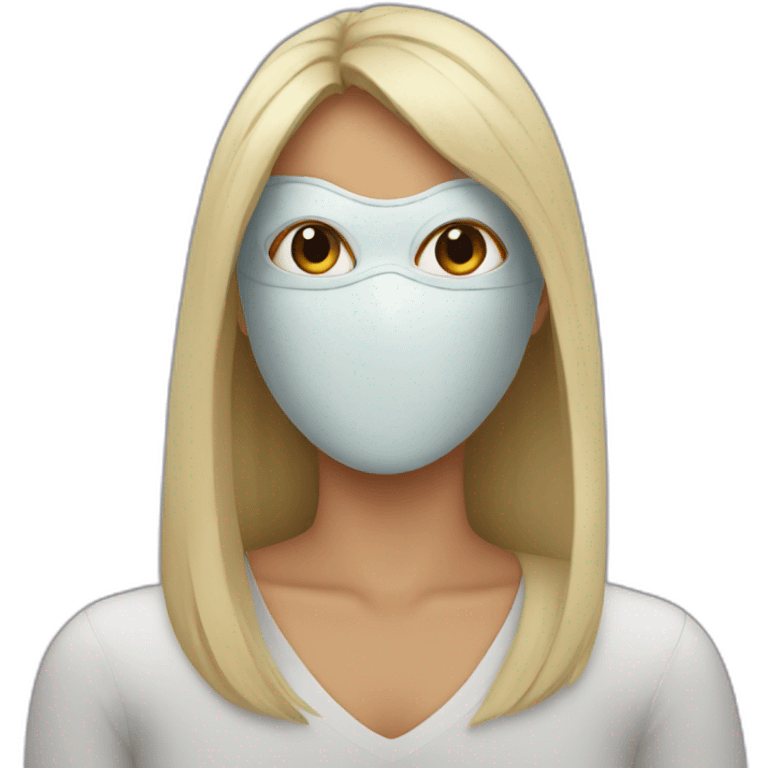 masked woman emoji