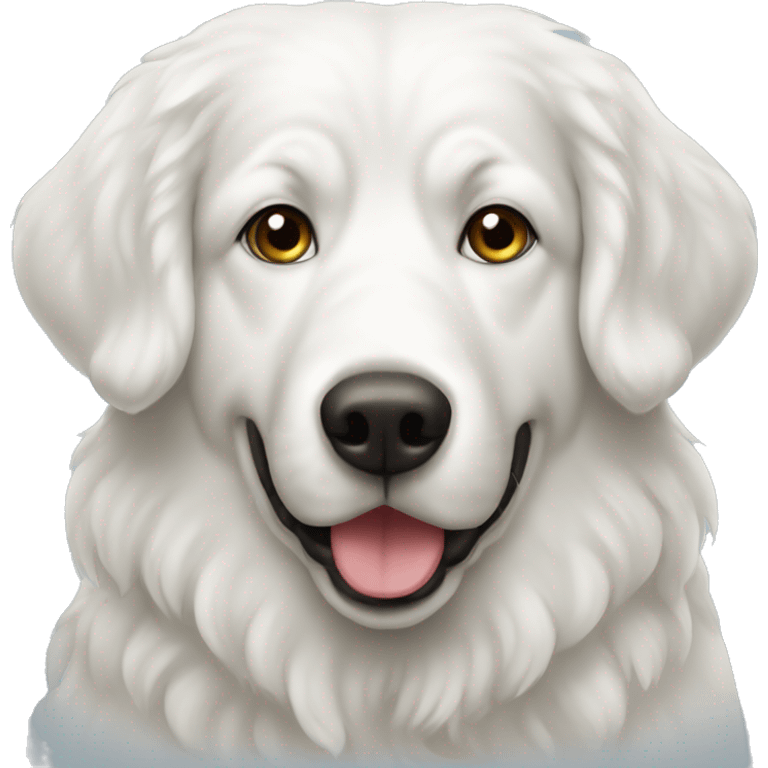 Hungarian kuvasz emoji