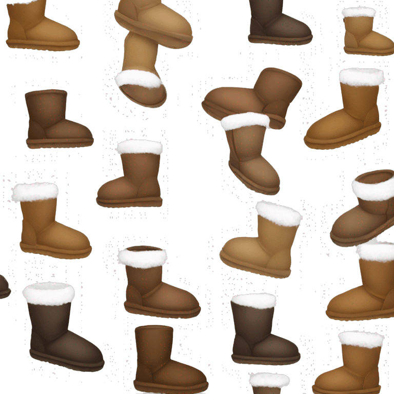 Christmas uggs emoji