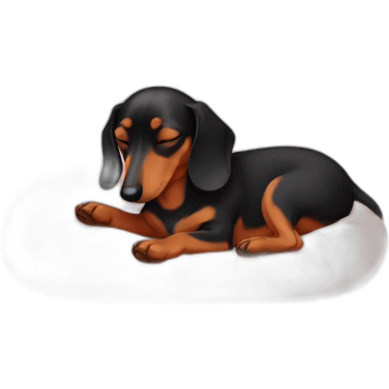 dachshund sleep emoji