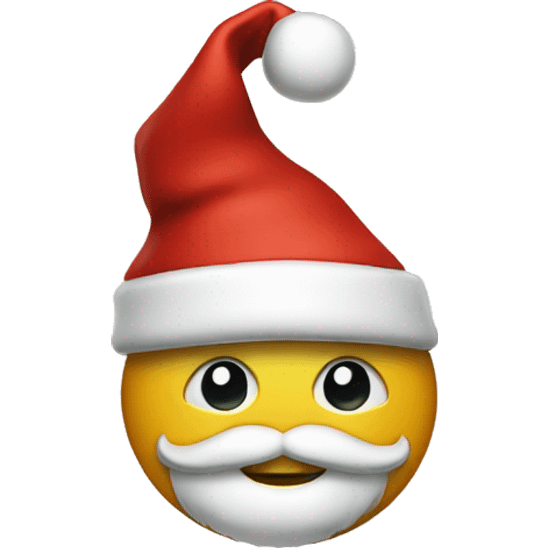 Ping with santa hat emoji