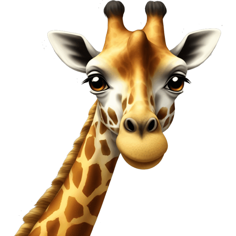 realistic giraffe emoji