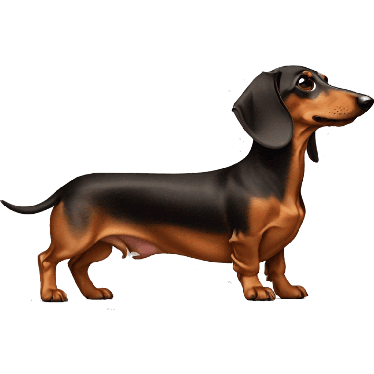 coquette bow dachshund emoji