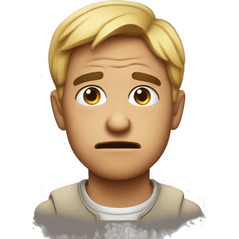 Disgusted gen z emoji