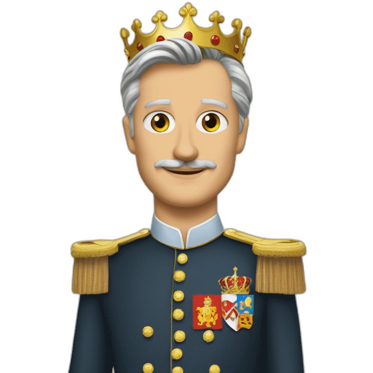 king Philippe of Belgium approved emoji