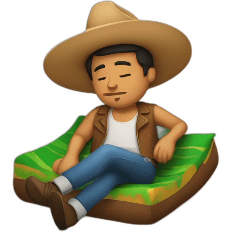 Mexicain Guy resting emoji