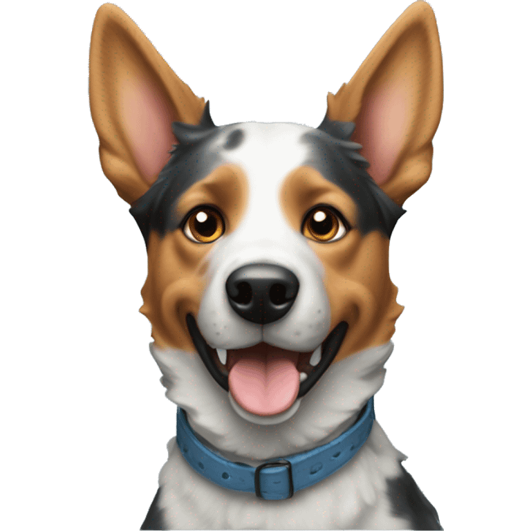 cattle dog blue healer emoji