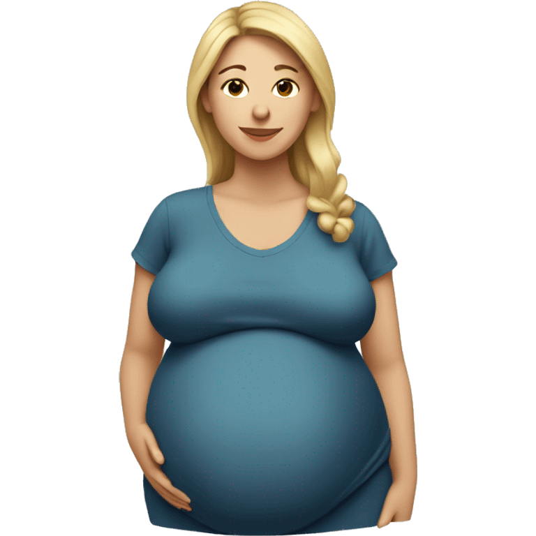 White pregnant woman  emoji