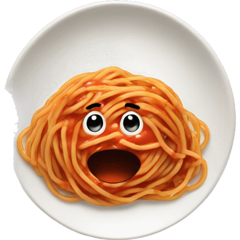 spaghetti with tomatoe sauce emoji