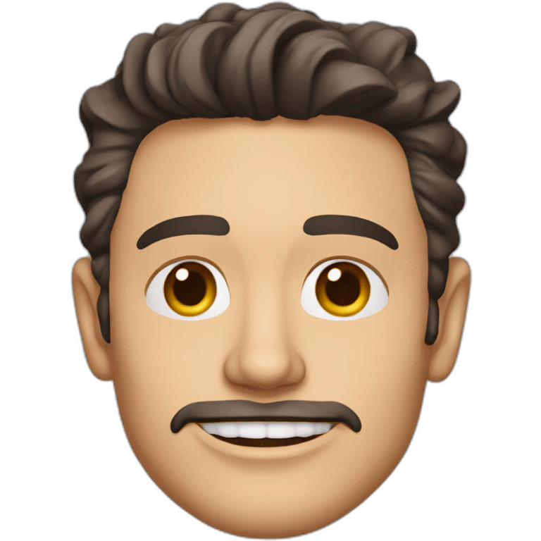 james franco cartoon wearing shirt emoji