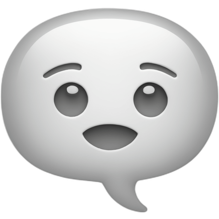 white-speech-bubble emoji