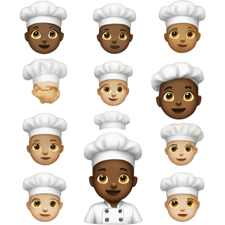 Baby chef emoji