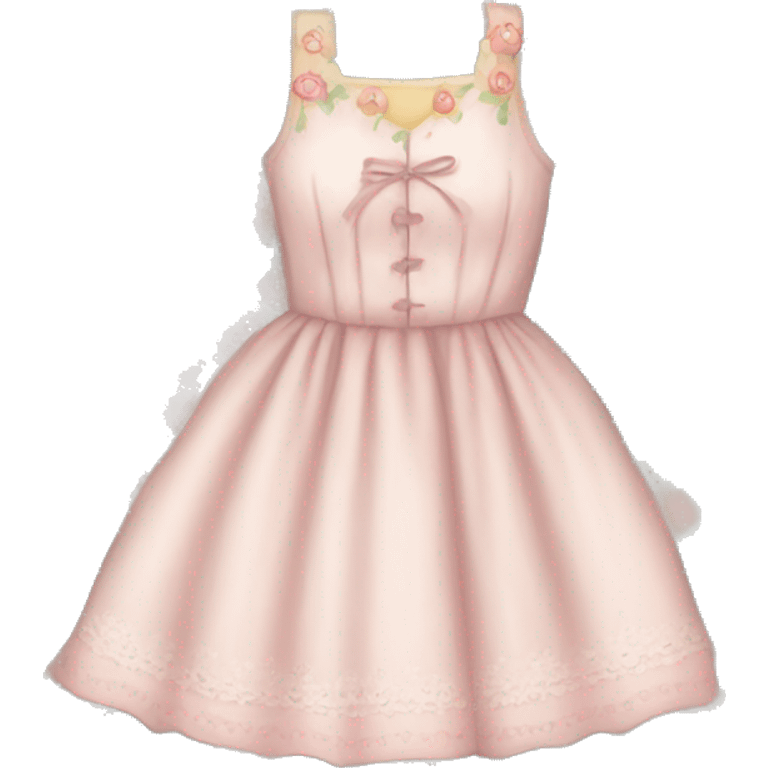 Pretty Cottagecore dress emoji