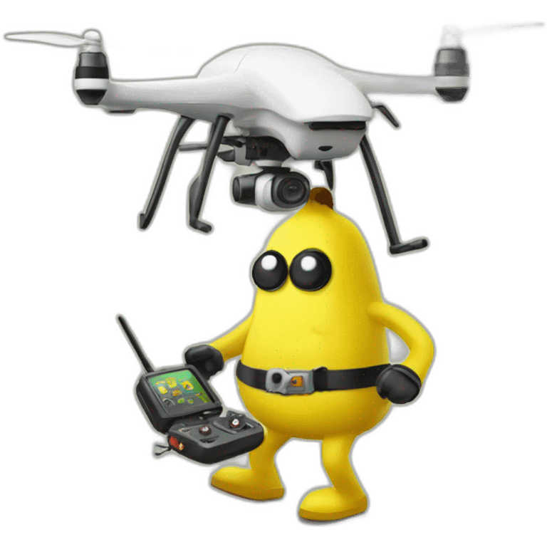 mr banana repairs a drone emoji