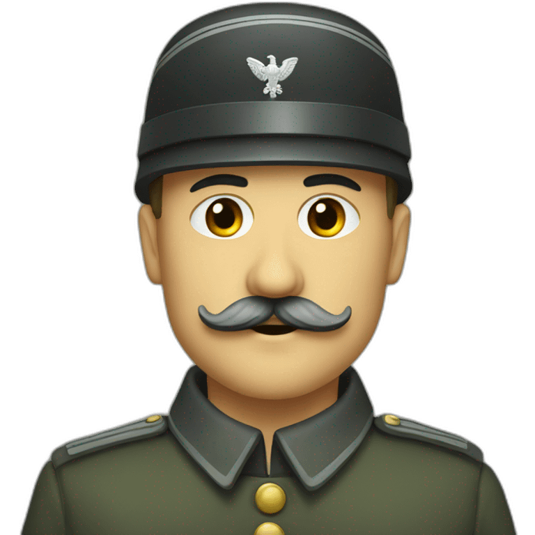 German soldier small moustach emoji