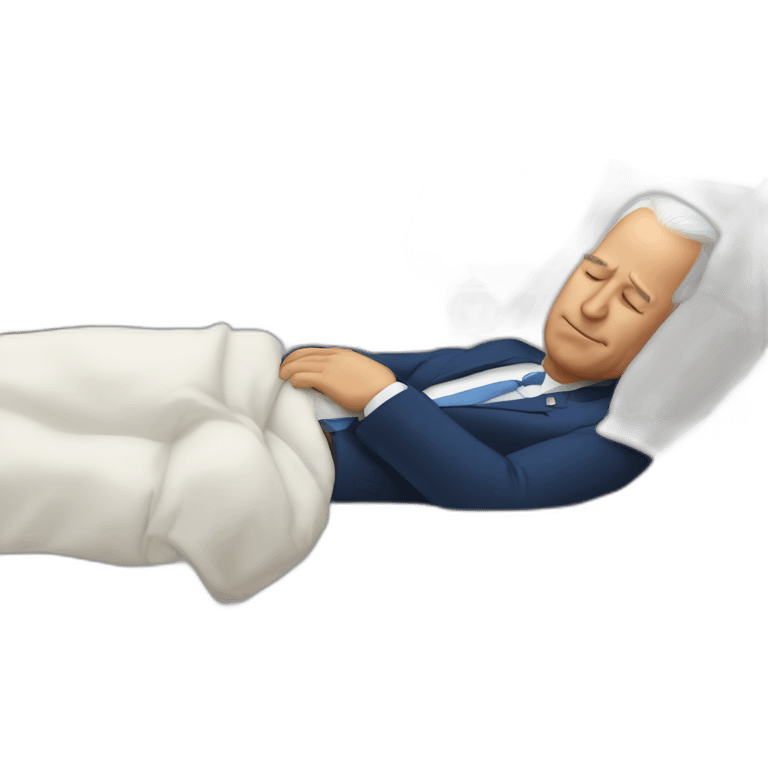 Joe Biden is sleeping emoji