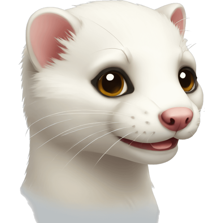 white ferret emoji