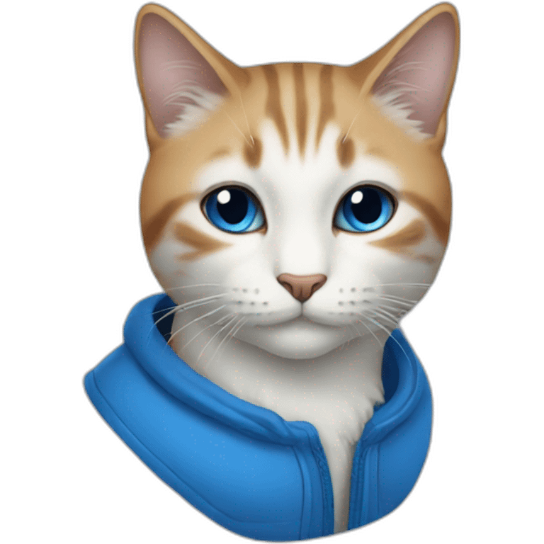 kucing biru emoji