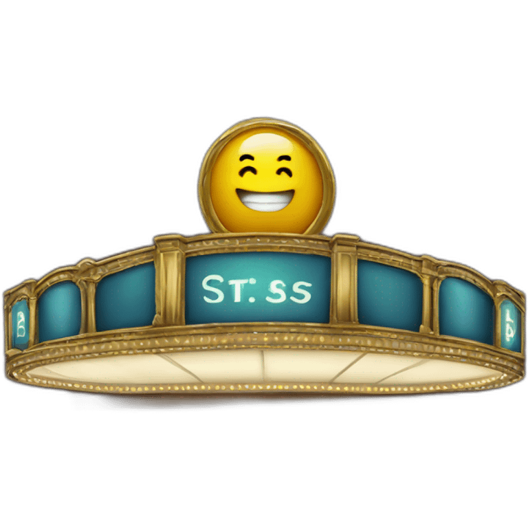 Theater sign with text « JBT’s Show » emoji