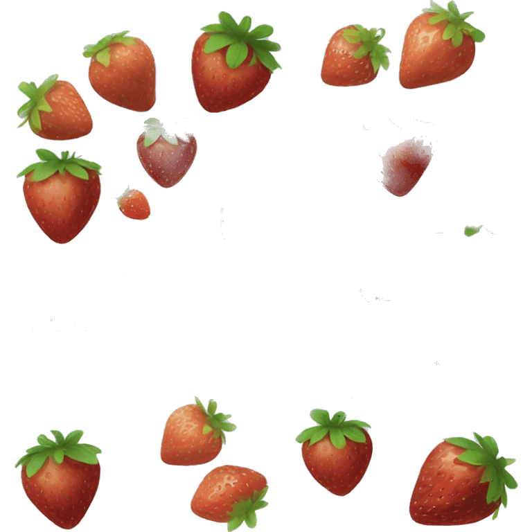 Strawberries basket emoji