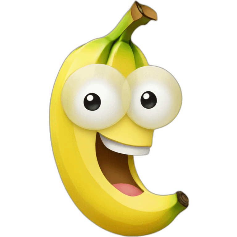 Kawaii banana emoji