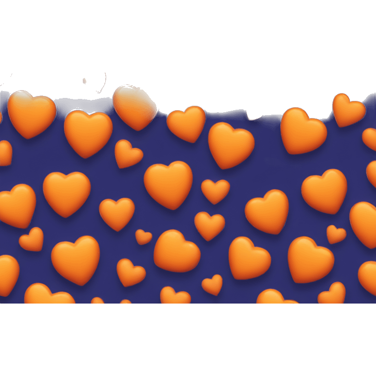 Orange Heart emoji