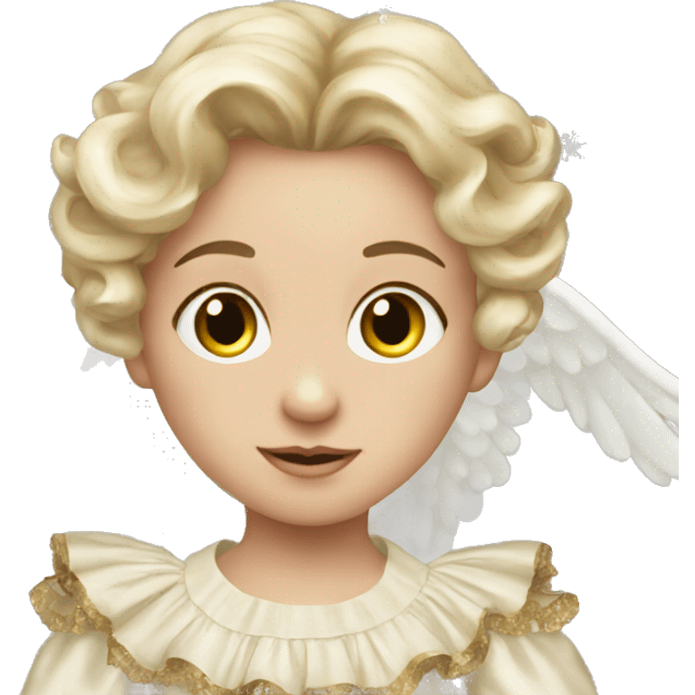 Victorian Christmas Angel emoji