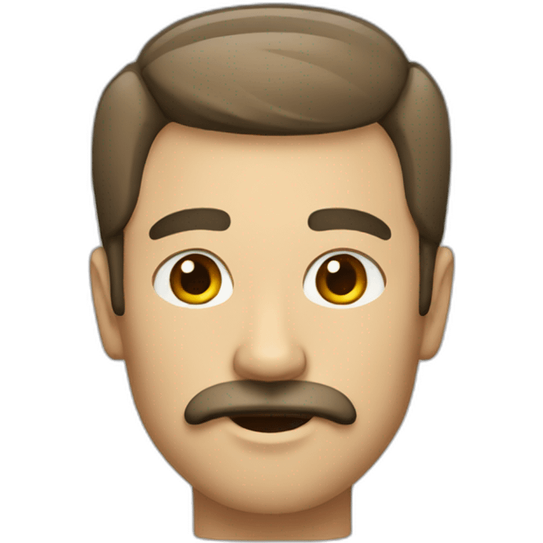 Man with little mustache emoji