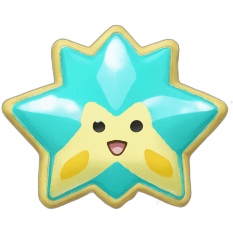 Pokemon Jirachi Badge Winter Slowflake GiftBox 2023 emoji