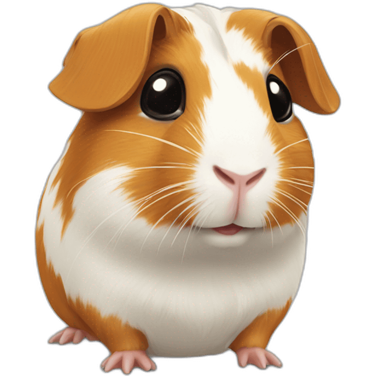 Guinea pig with a zonnenril emoji