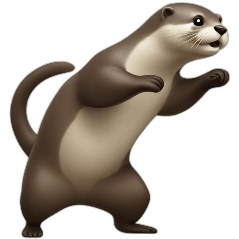 otter dancing on the beat  emoji