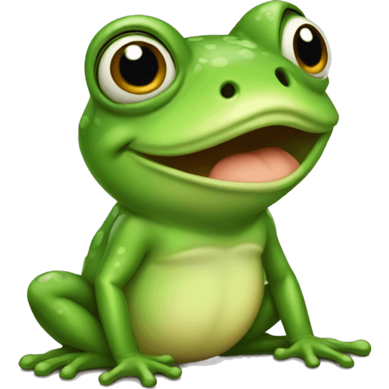 lesbian frog emoji