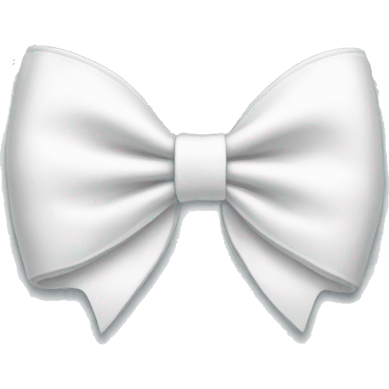 White bow emoji