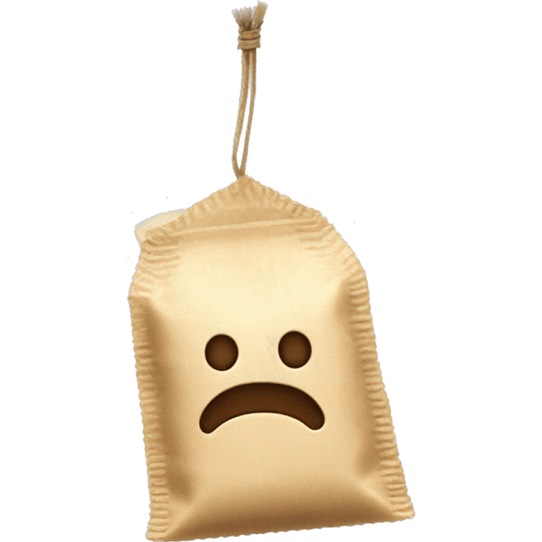 teabag beige with string emoji