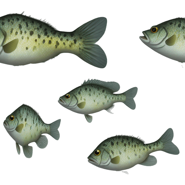 Minnesota crappie fish emoji